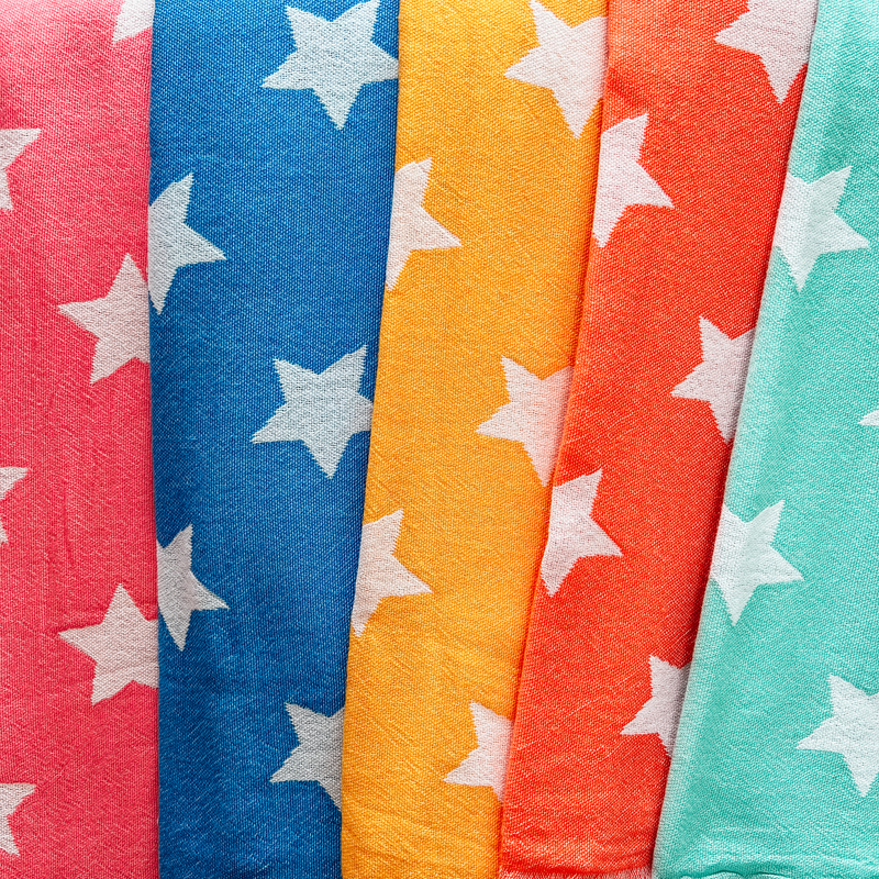 Colourful Star Towels 